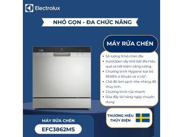 Máy rửa chén bát để bàn Electrolux EFC3862MS 